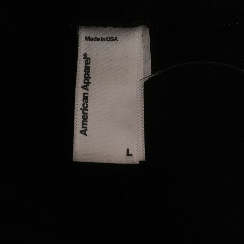 Navy American Apparel disco shorts size L - Picture 4 of 4